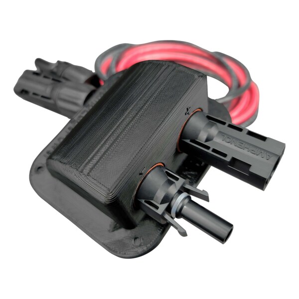 Cutting Edge Power Solar Panel Weatherproof Cable Wire Entry Housing